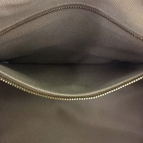 PRADA CANAPA BEIGE CANVAS HAND BAG/W SHOULDER STRAP/2922 - Picture 8 of 13